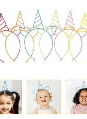 18 Pcs Headband for Girls Hair Ribbon Unicorn Headbands