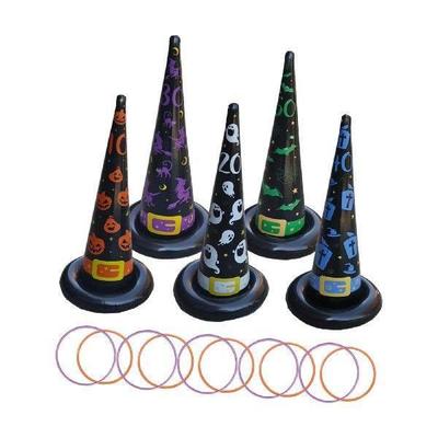 15Pcs Halloween Rings Toss Game Set Sports Cones Fun