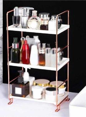 Bathroom Organizer Shelf Plastic Storage Rack Adjustable