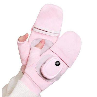 Type-C Rechargeable Full & Half Heated Fingerless Heating
