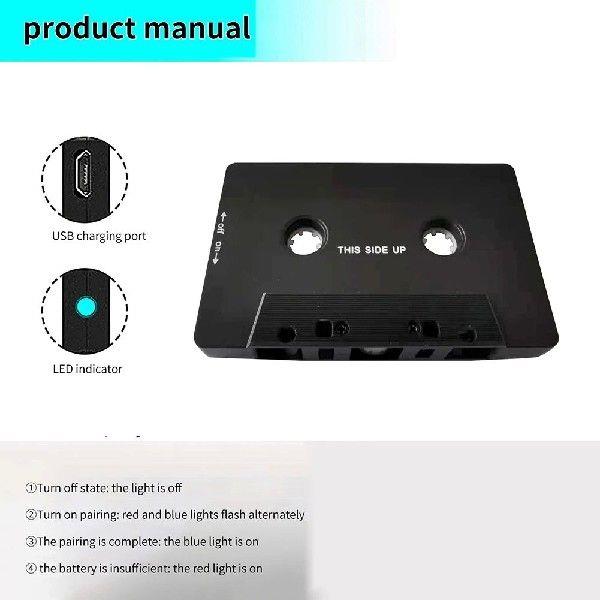 Auto Bluetooth Converter Car Tape MP3/SBC/Stereo Bluetooth