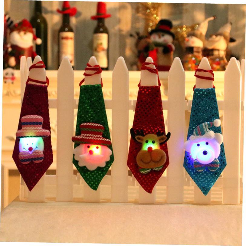 christmas decoration?tree Creative sequin tie gifts圣诞领带