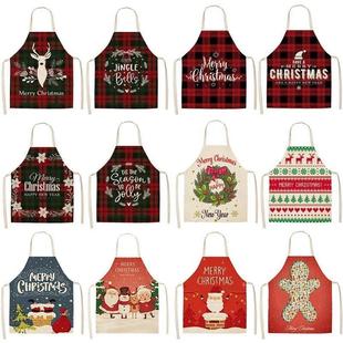 Apron Christmas Decorations for Linen Home Merry