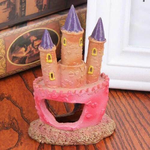 Small Aquarium Cartoon Castle No Sharp Edges Cartoon Castle