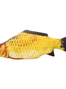 Pet Soft Plush 3D Fish Shape Cat Toy Interactive Gifts Fish