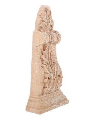 Carved Wood Capitals and Corbels Decorative Wall Mirror Dog