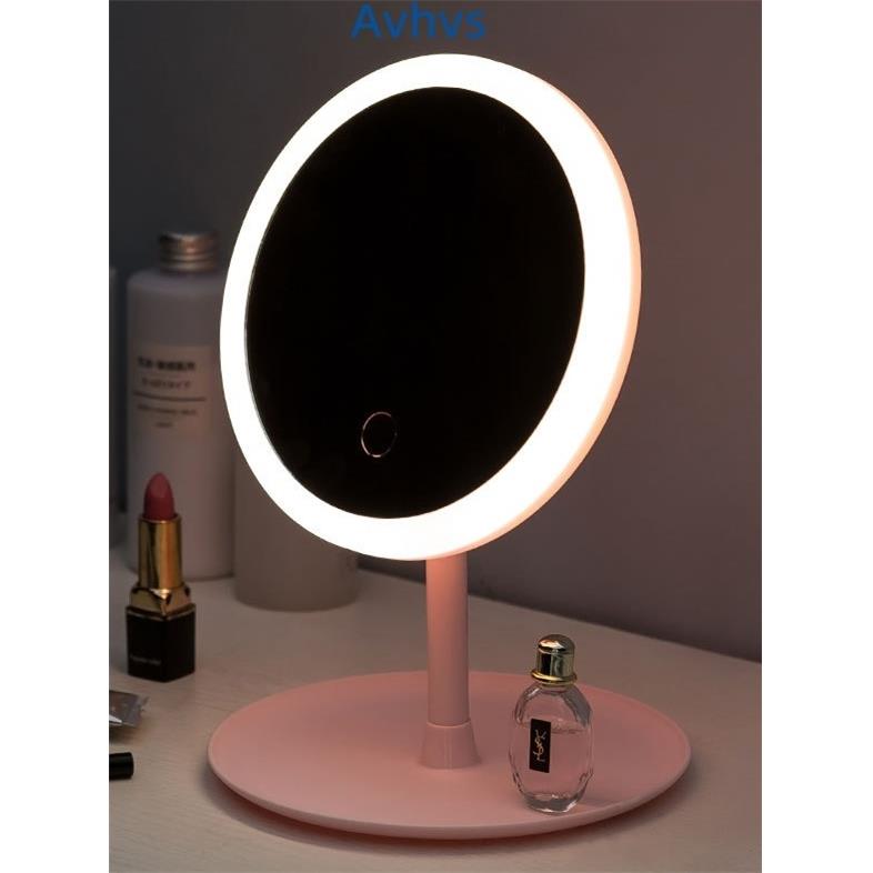 Makeup mirror with light LED mirror化妆镜带灯智能梳妆镜LED台