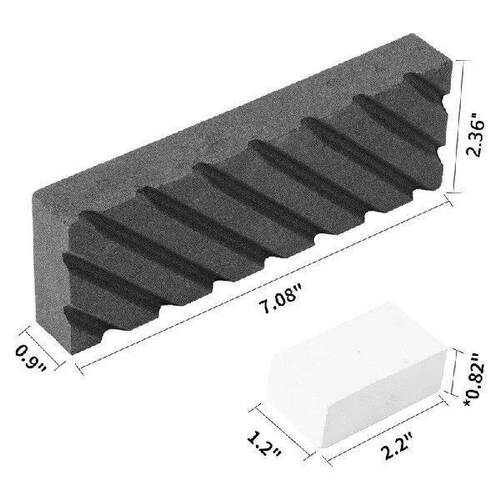 Dual Grit Coarse/Fine Flattening Stone Set - Two Sharpening - 封面