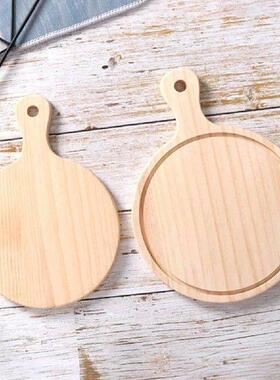 Delicatessen Plate Handle Pizza Board Oven Fruit Trays Wood