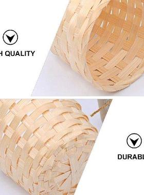6 Pcs Woven Basket Storage Home Hamper Decorate Desktop