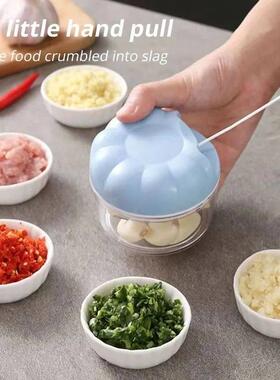 1pc Blue/Pink Manual Garlic Masher Hand Pull Kitchen Househo