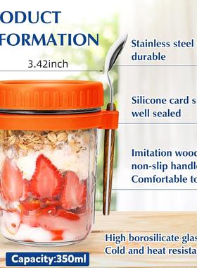 Overnight Oats Containers Oatmeal Mason Jars Go Container
