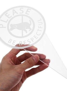 No Defecation Sign Lawn Stake for Dogs Insert Card The