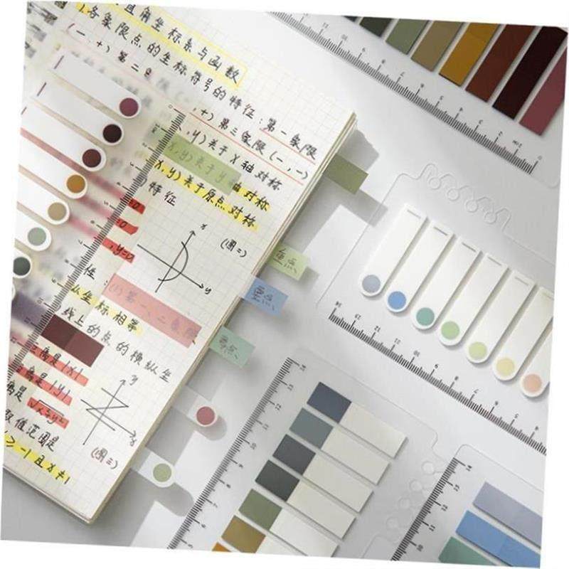 morandi index label sticker highlight sticky notes索引贴标贴