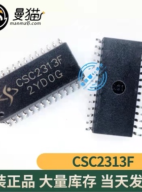 真全新！CSC2313F SOP-28 立体音音频IC 全新原装 一个2元 可直拍