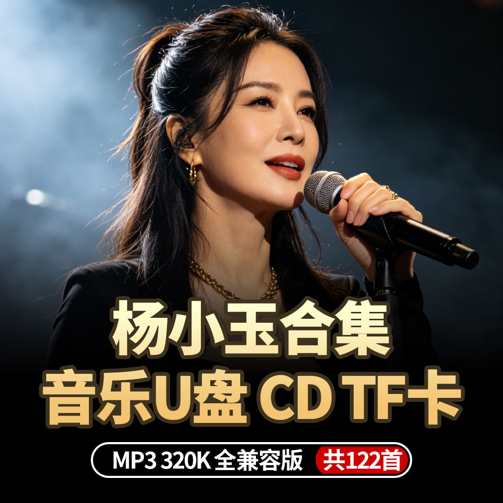 杨小玉歌曲u盘cd雷鬼女版唱片新款2026车载音乐无损TF卡高品质