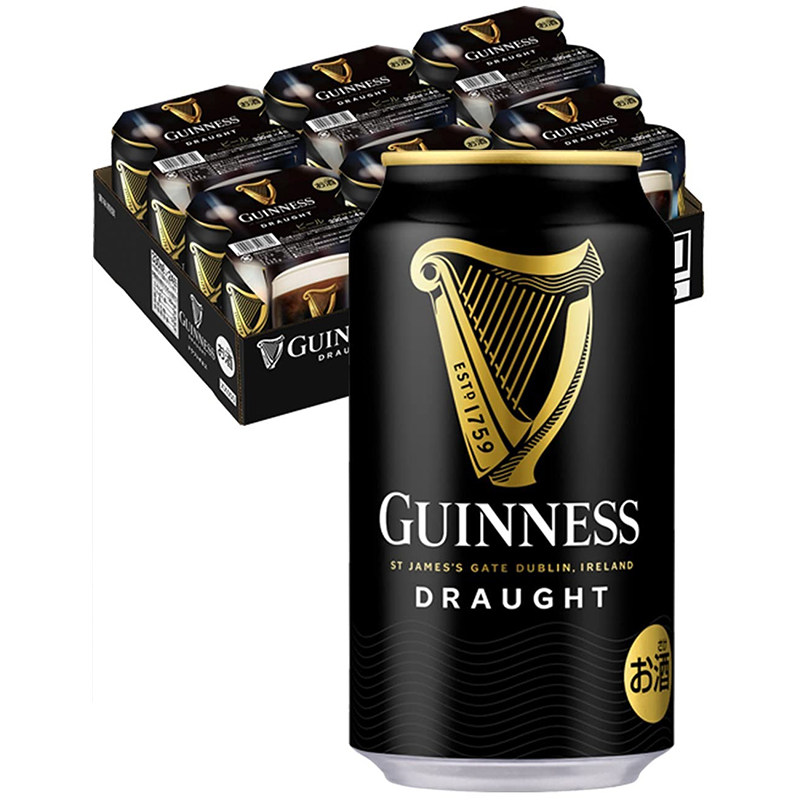 日本进口日版啤酒Guinness限定啤酒健力士日本发货分包6瓶发
