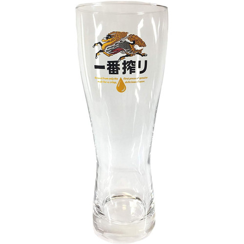 麒麟一番榨啤酒杯玻璃杯300ml日本直邮