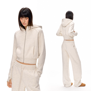 立体剪裁直筒卫裤 CLIMAX 连帽卫衣 收腰加绒拉链开衫 VISION短款