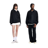 美式 CLIMAX VISIONCV刺绣POLO领套头圆领卫衣男女同款 复古上衣