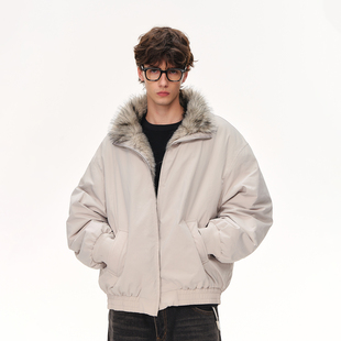 CLIMAX VISION座山雕仿貂毛内胆毛领加厚保暖bomber夹克外套防寒