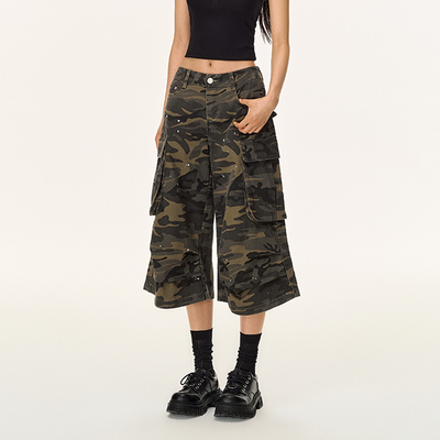 CLIMAXVISION迷彩七分裤