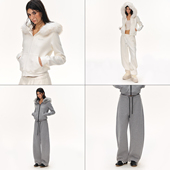 CLIMAX 加绒弯刀卫裤 VISION保暖双面绒可脱卸毛领连帽开衫 外套