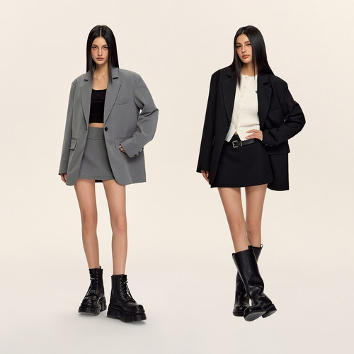 CLIMAXVISION廓形宽松休闲西装