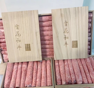 雪花牛肉 和牛M12和牛寿喜烧/薄烧500克