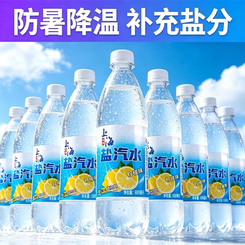 老上海盐汽水0脂0糖防暑降温24瓶