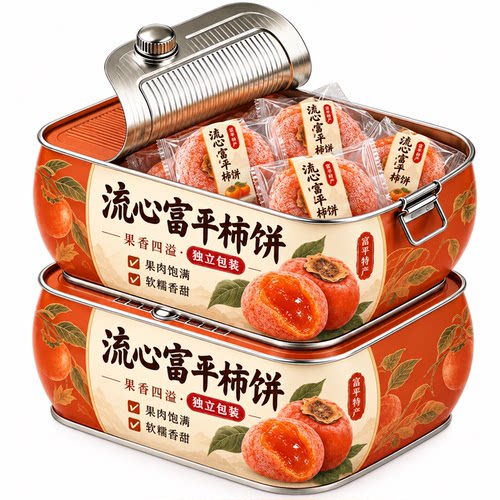 正宗富平柿饼官方旗舰店2026新货