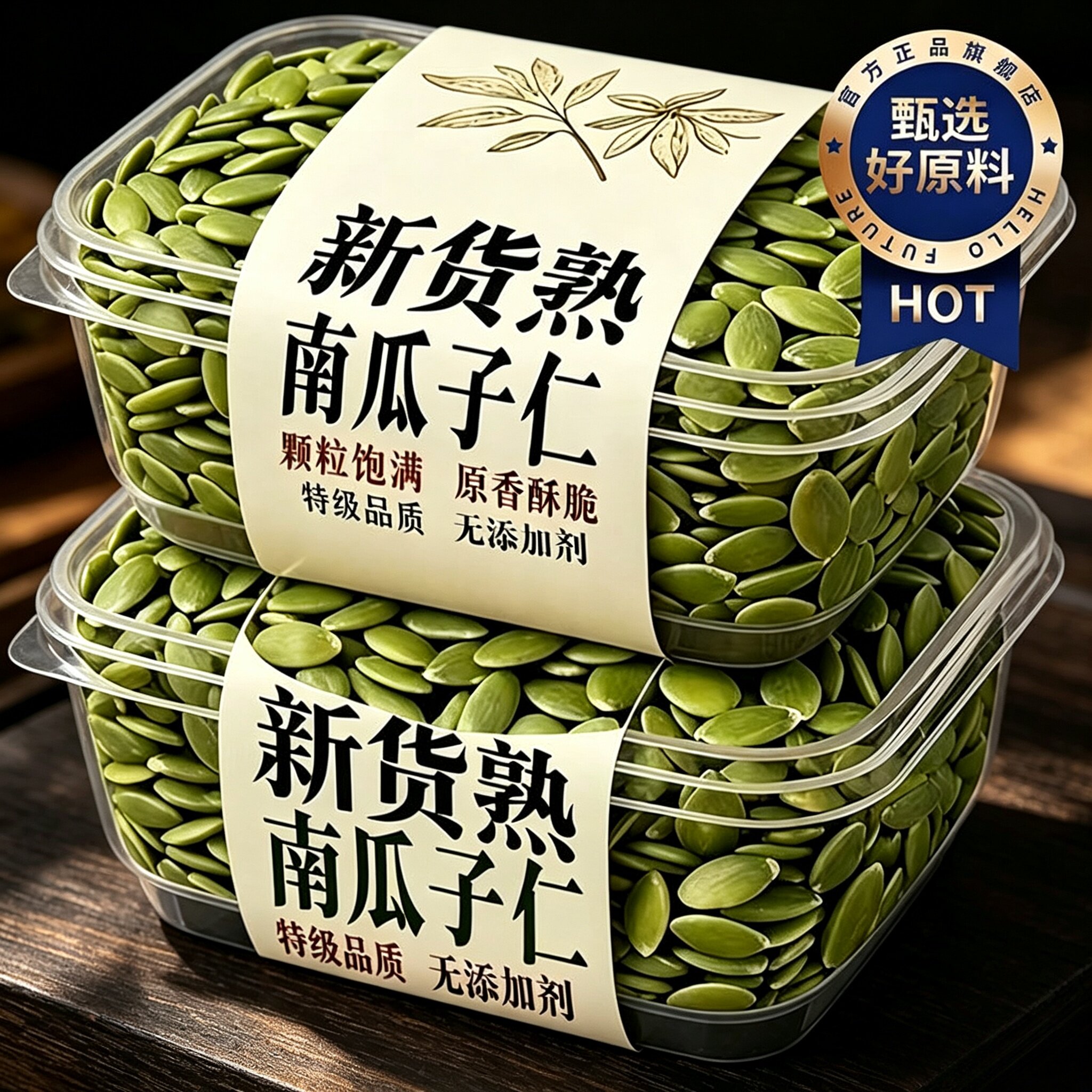 新疆正宗原味有机生熟南瓜子仁南瓜籽无糖新鲜烘焙特大官方旗舰店