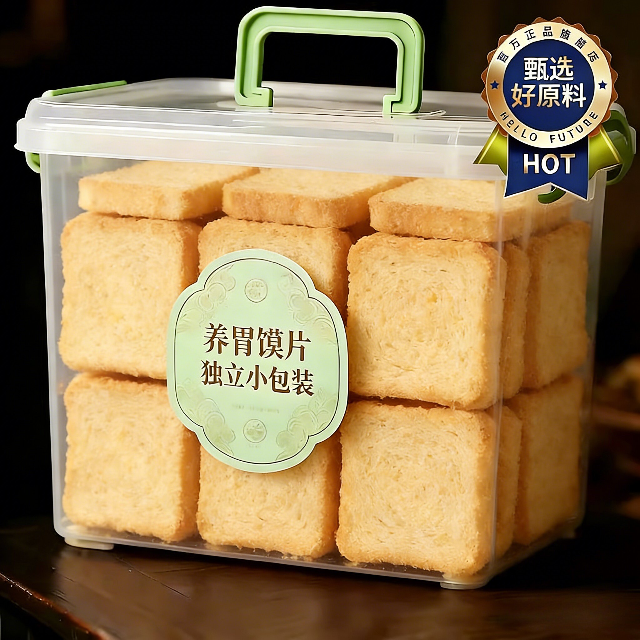 央妈推荐山西纯碱烤馍片独立包装原味烤馒头片烤馍片官方旗舰店