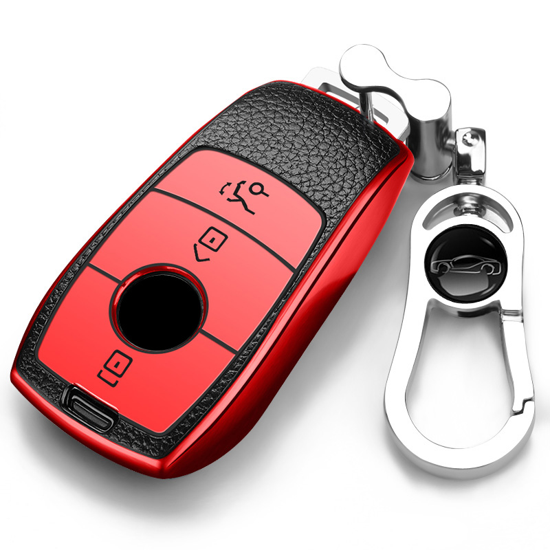 适用于2020款奔驰GLC260钥匙包套GLS450遥控GLB200时尚汽车锁匙壳