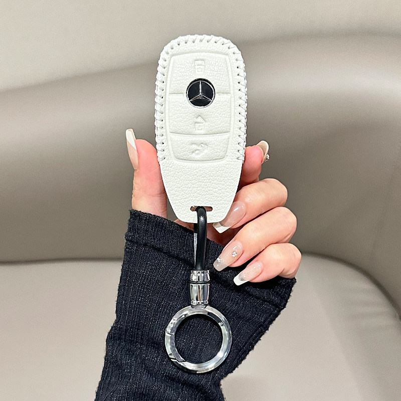 适用2023款北京奔驰EQB350 EQA260 EQC400钥匙套汽车专用新24壳扣