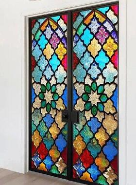 Home Window Privacy Film Self-adhesive Static Clings 3D