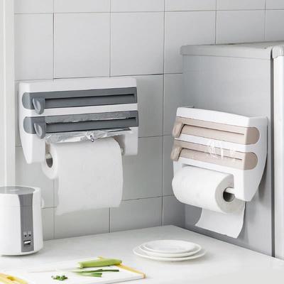 Kitchen Cling Film Storage Rack Paper Towel Holder Rack Wall