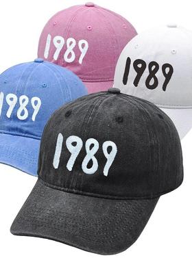 Taylor Swift Baseball Cap 1989 Embroidery Dad Hat Retro Cott