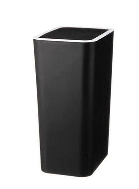 Convenient Push Lid Waste Basket Solid for Daily Use Home