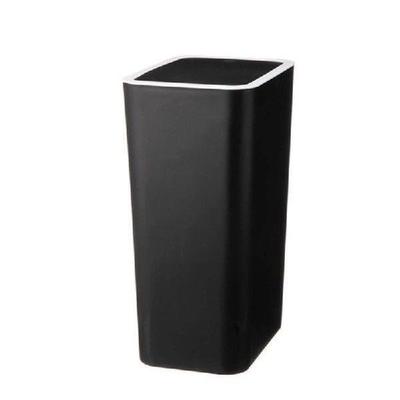Convenient Push Lid Waste Basket Solid for Daily Use Home