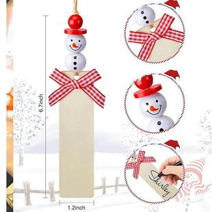 Christmas for Tags Ornaments Gifts木牌 Blank Wooden