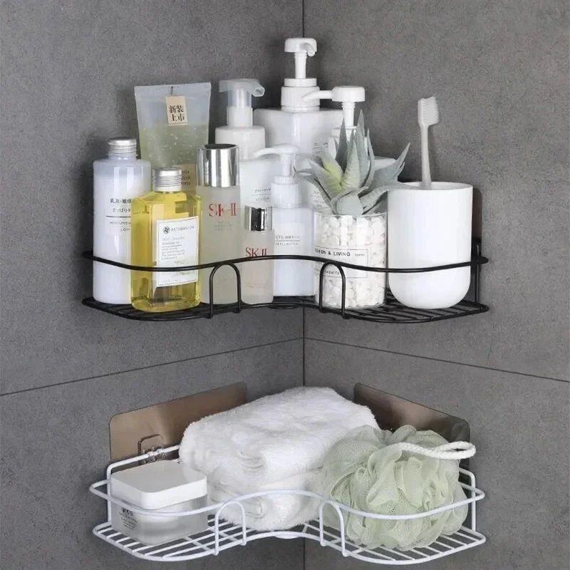 Bathroom Shelf Wall Mounted Corner Storage Shelves Shampoo H