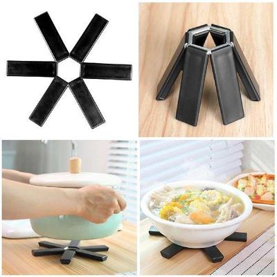 Foldable Trivets Hot Pot Holder Heat Insulation Pad Heat