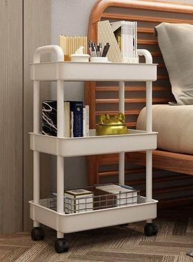 Small cart storage rack, kitchen bathroom storage rack