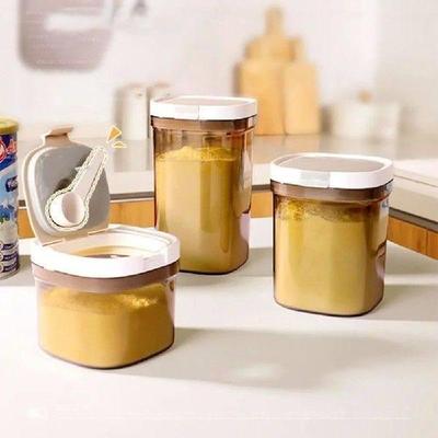 Kitchen Free Scraper Spoon Milk Powder Jar Storage Anti UV