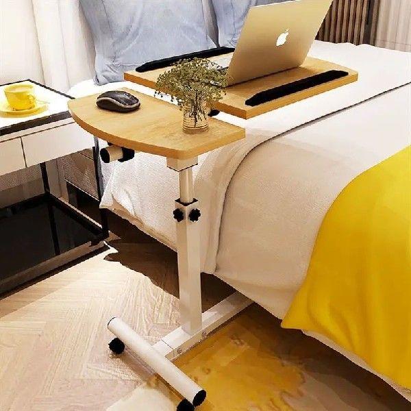 Adjustable Laptop Table with Wheel Rotate Standing Note
