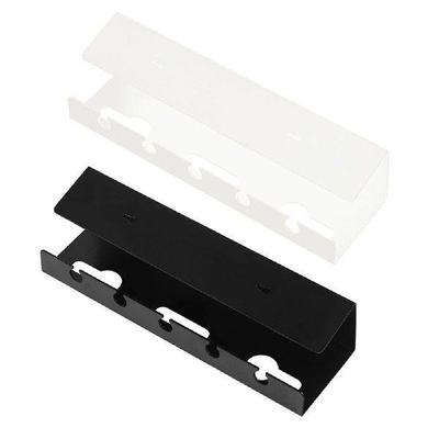 2Pcs Under Desk Cable Management Tray Self Adhesive Cord