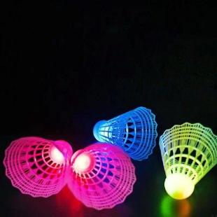 Outdoor LED Windproof Shuttlecock Lighting Badminton 3Pcs