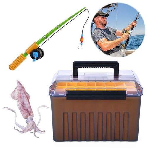 24 Grids Webfoot Octopus Egi Storage Organizer Box Minnow
