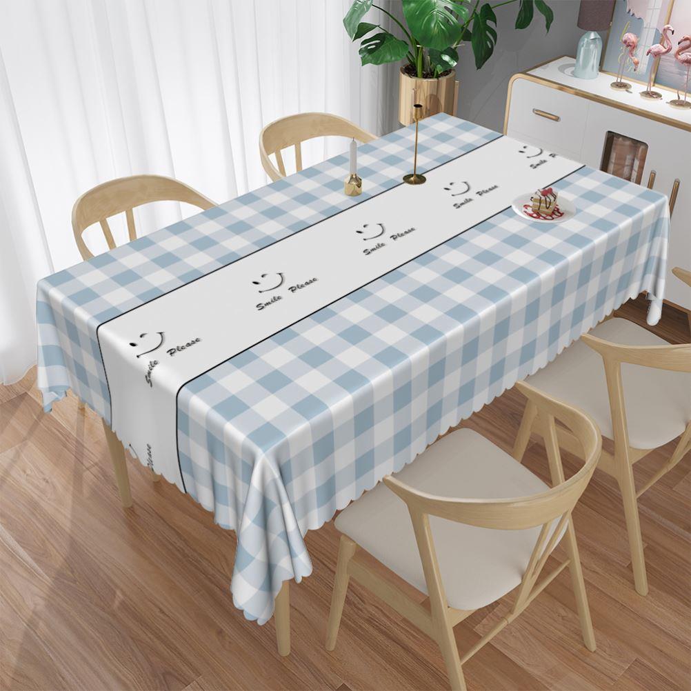 pvc table cloth Mat Waterproof and oil-proof tablecloth desk
